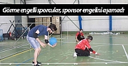 Görme engelli sporcular, sponsor engelini aşamadı