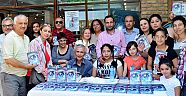 Gözlerinde Ben adlı kitabını tanıttı