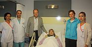 Hastalığından ameliyatsız kurtuldu 