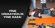 İki motosiklet çarpıştı, bir sürücü yaralandı