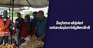  İlaçlama ekipleri vatandaşları bilgilendirdi