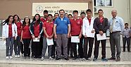 İş güvenliği sertifikalarını aldılar