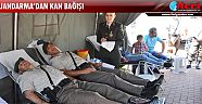Jandarmadan kan bağışı
