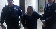Kadın hırsızlık şüphelisi yakalandı