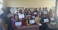 Kadın üreticiler sertifikalarını aldı