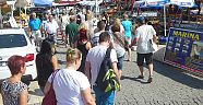 Kaleiçi’nde turist yoğunluğu