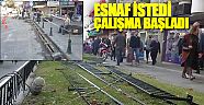 Kapalı yolda hummalı çalışma