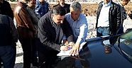 Karabayır Göleti’nde incelemelerde bulundu