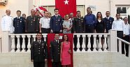 Kaş’ta rütbe terfi töreni