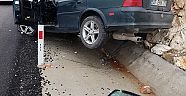 Kazada 2 kişi yaralandı   