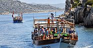 Kekova’da yatlar denizle buluştu