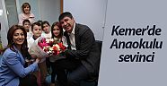 Kemer'de Anaokulu sevinci