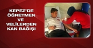 Kepez'de öğretmen ve velilerden kan bağışı 