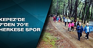 Kepez’in doğa yürüyüşüne 100 doğasever katıldı