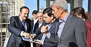 Kongre merkezi inşaatını inceledi