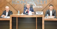 Konyaaltı Belediyesi Nisan ayı meclis toplantısı yapıldı