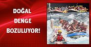 Köprülü kanyon da seviye düştü