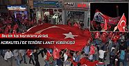 Korkuteli’de teröre lanet yürüyüşü