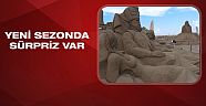 Kum heykellerin sezonu uzadı