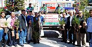 Kumluca’da fidan dağıtımı