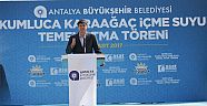 Kumluca'da su bayramı