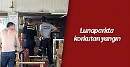 Lunaparkta korkutan yangın