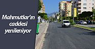 Mahmutlar’ın caddesi yenileniyor 