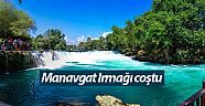 Manavgat Irmağı coştu 