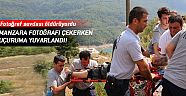Manzara fotoğrafı çekerken uçuruma yuvarlandı!