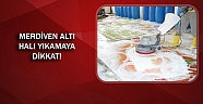 Merdiven altı halı yıkamaya dikkat!