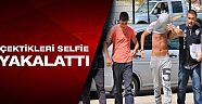 Motosikletli kapkaççıları 'selfie' yakalattı 