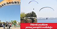 Otizmli çocukların yamaç paraşütü mutluluğu