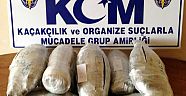 Otobüse esrar baskını
