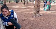 Paintball parkurunda ter döktü