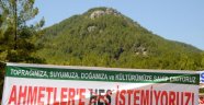 Pankartlı HES isyanı