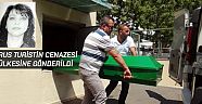 Rus turistin cenazesi  ülkesine gönderildi