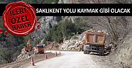 Saklıkent yolu kaymak gibi olacak