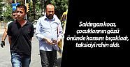 Saldırgan koca, çocuklarının gözü önünde karısını  bıçakladı, taksiciyi rehin aldı.