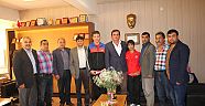 Şampiyon güreşçileri kabul etti