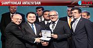 Şampiyonlar Antalya’dan