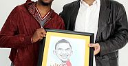 Samuel Eto’o’nun  Karikatürü çizildi