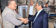 Sanayi esnafını ziyaret etti