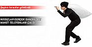 Şaşkın hırsızlar gerçek sandıkları maket telefonları çaldı