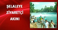 Şelaleye ziyaretçi akını