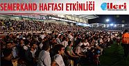 Semerkand haftası etkinliği