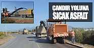 Serik Çandır yoluna sıcak asfalt