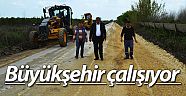 Serik Pınarcık yolu yenileniyor 