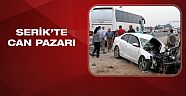 Serik'te trafik kazası: 1 ölü