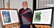 Şiirlerini resimle anlattı