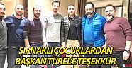 Şırnaklı çocuklardan Başkan Türel’e teşekkür 
